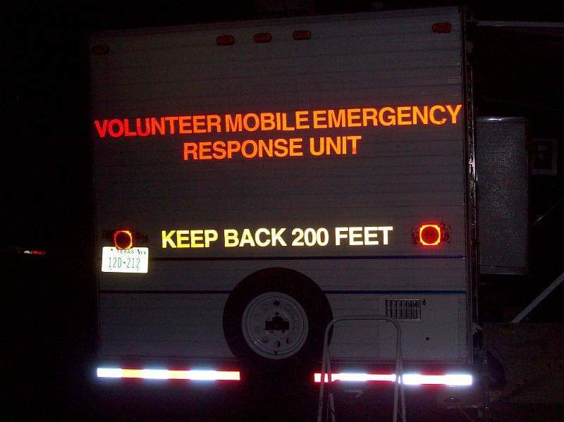 VMERU Trailer at Night